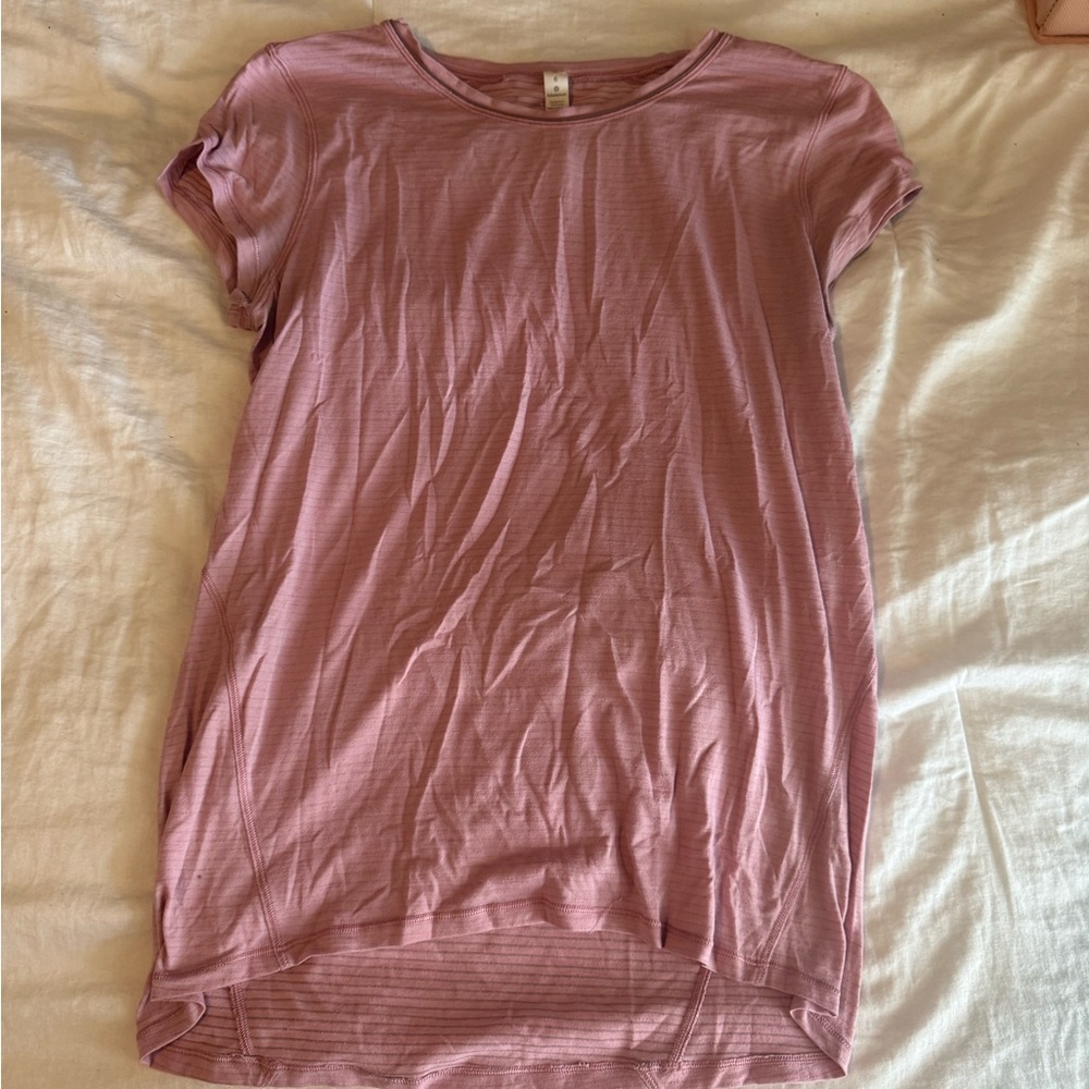 Lululemon Pink T Shirt Size 6